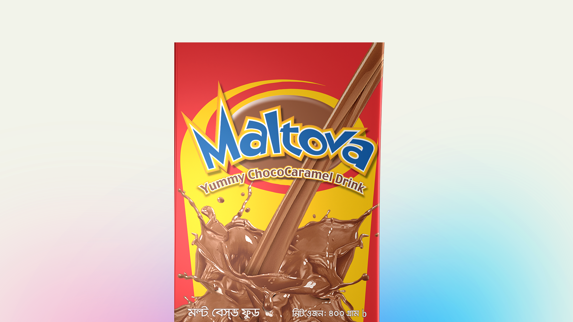 Maltova packaging.