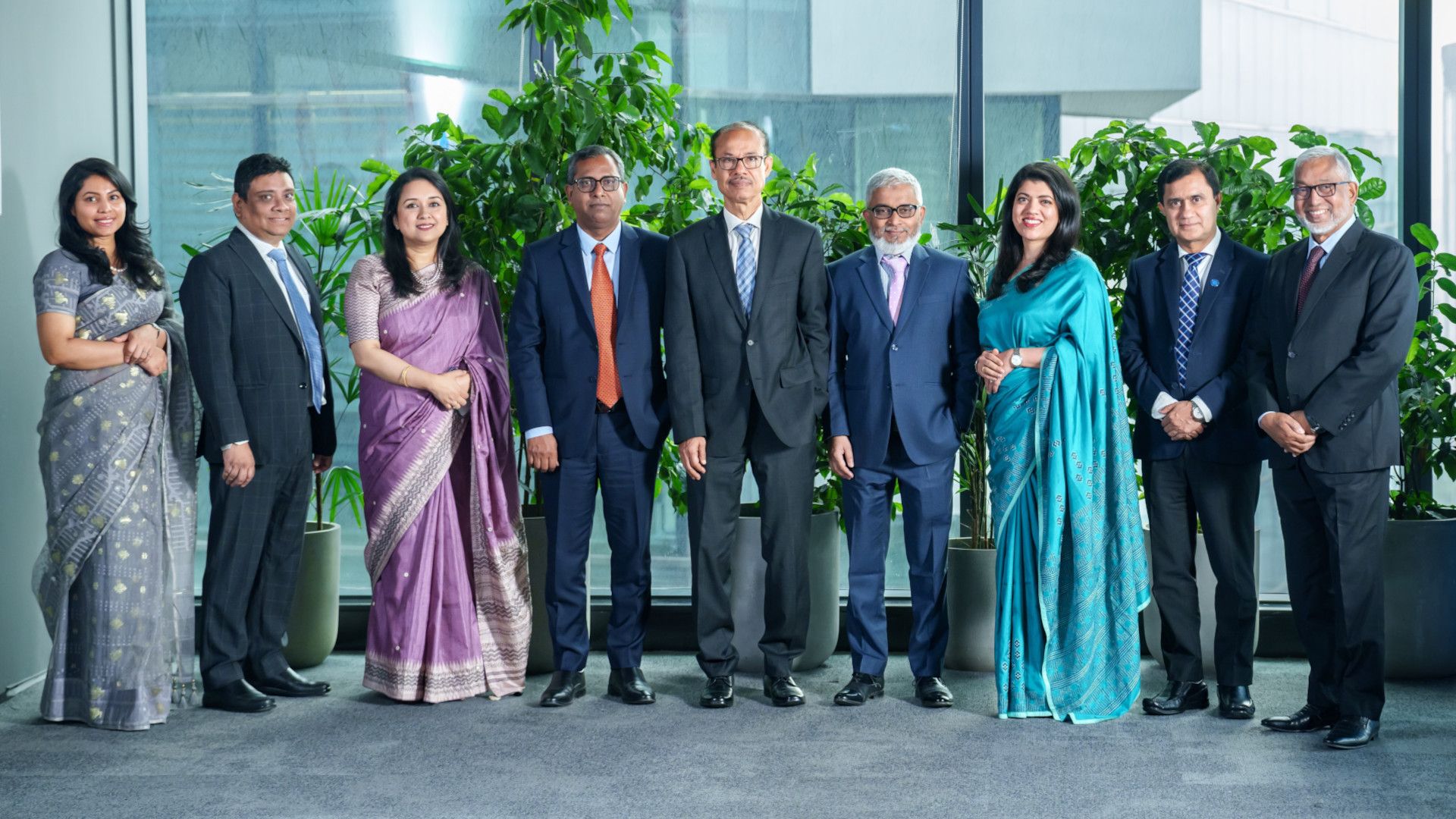 A group photo of leadership